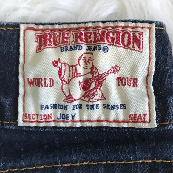 True religion jeans Joey blue foil pockets size 28 - Picture 8 of 8